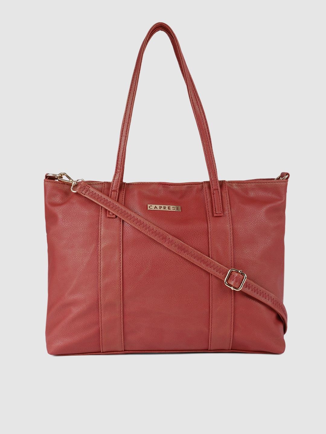 

Caprese Red Solid Shoulder Bag