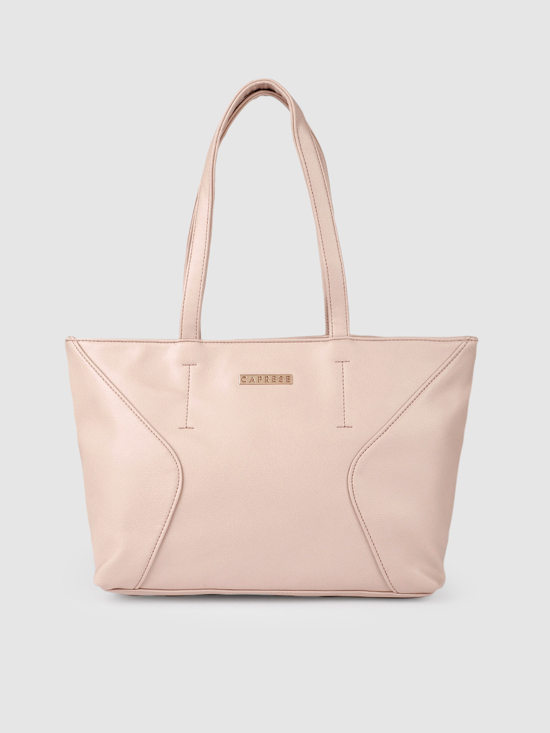 

Caprese Pink Solid Shoulder Bag
