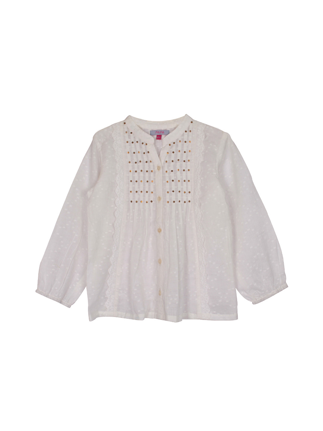 

My Little Lambs Girls White Printed Top