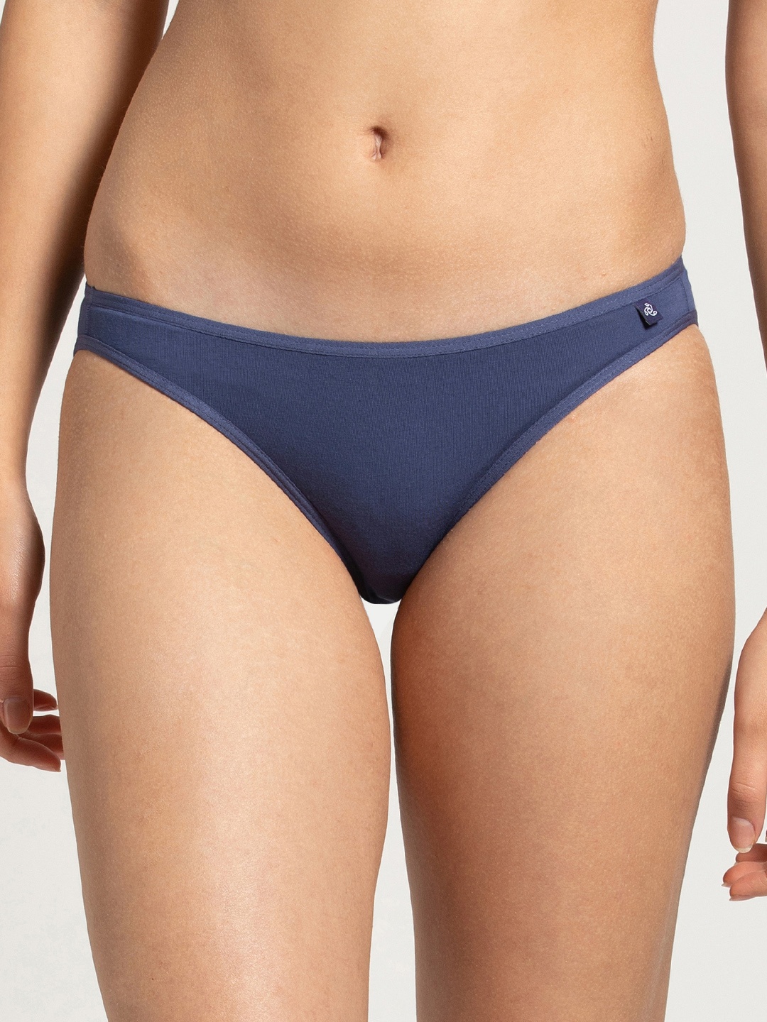 

Jockey Women Super Combed Cotton Stretch Low Waist Bikini Briefs-SS02, Blue