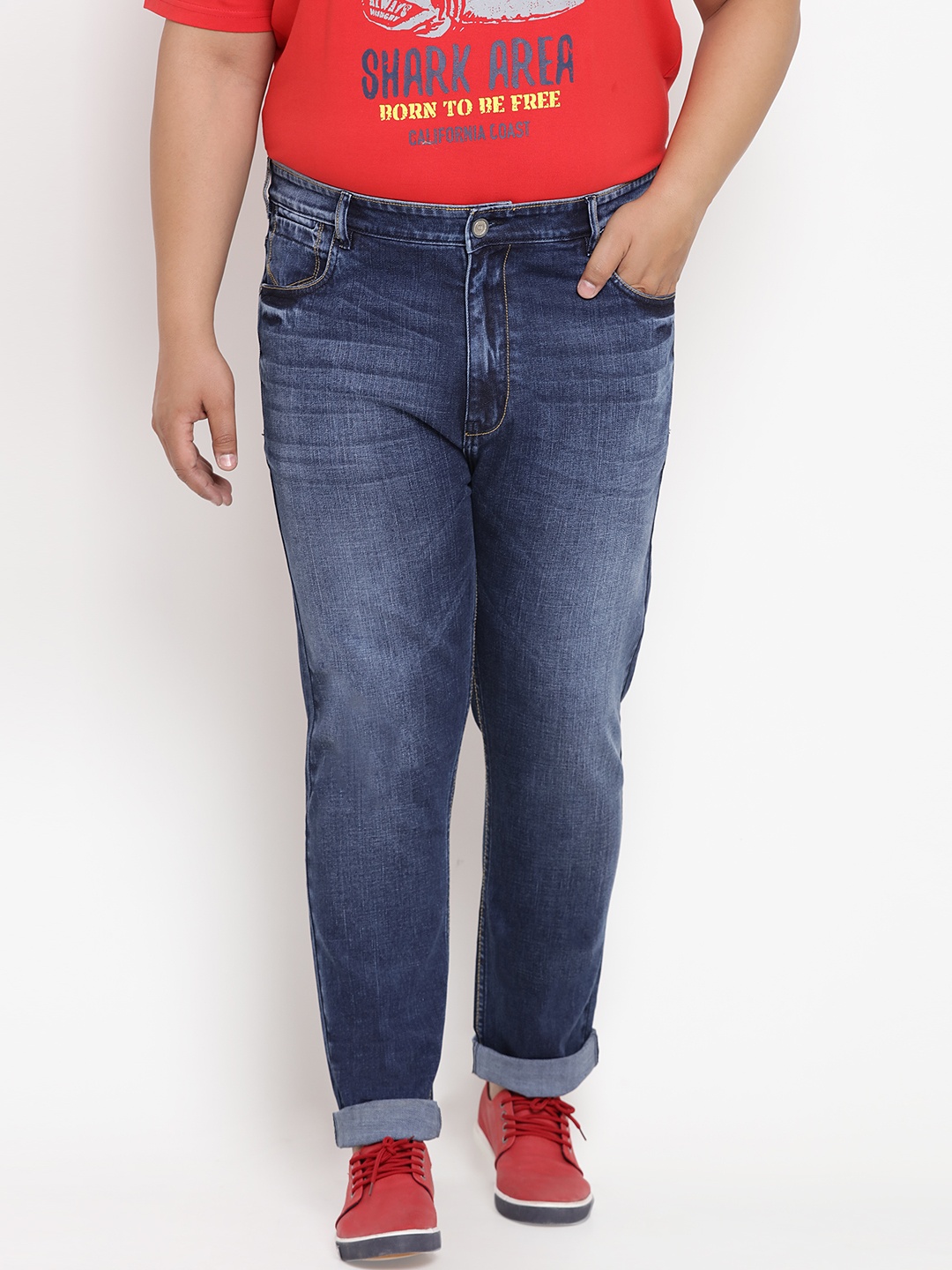 

Dais Men Blue Regular Fit Mid-Rise Clean Look Stretchable Jeans