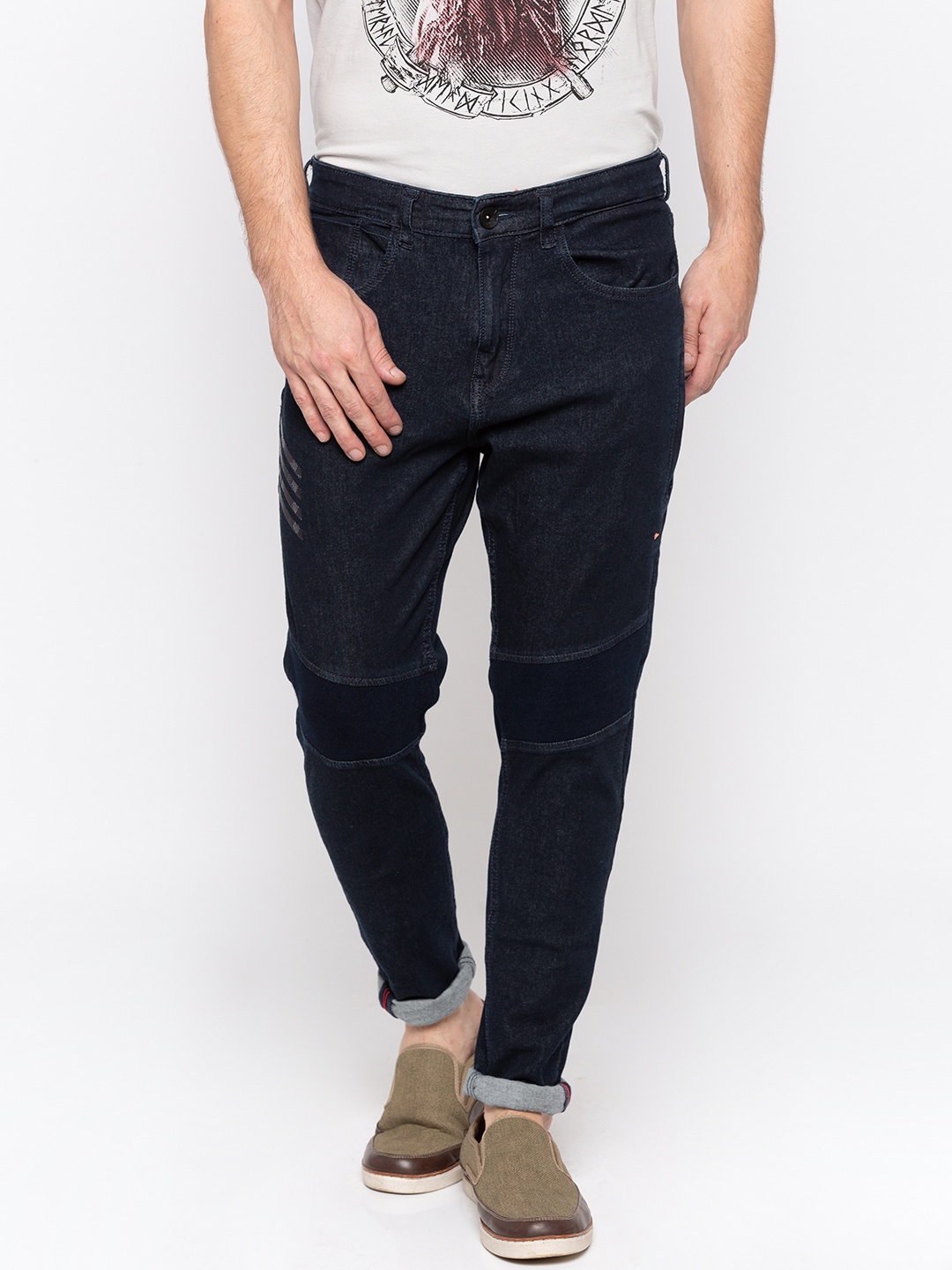 

SPYKAR Men Blue Skinny Fit Low-Rise Clean Look Stretchable Jeans