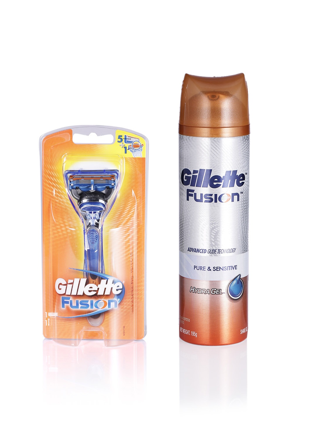 

Gillette Set Of Shaving Razor & Pure & Sensitive Skin Hydra Gel, White