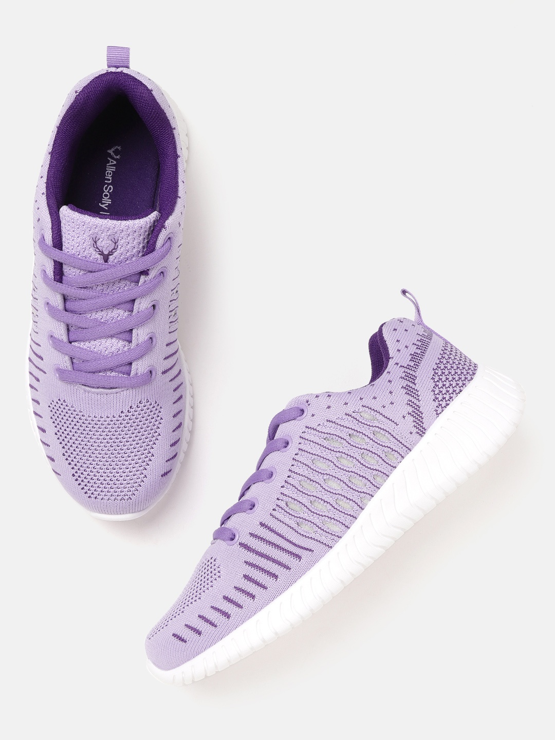 

Allen Solly Women Lavender Woven Design Sneakers