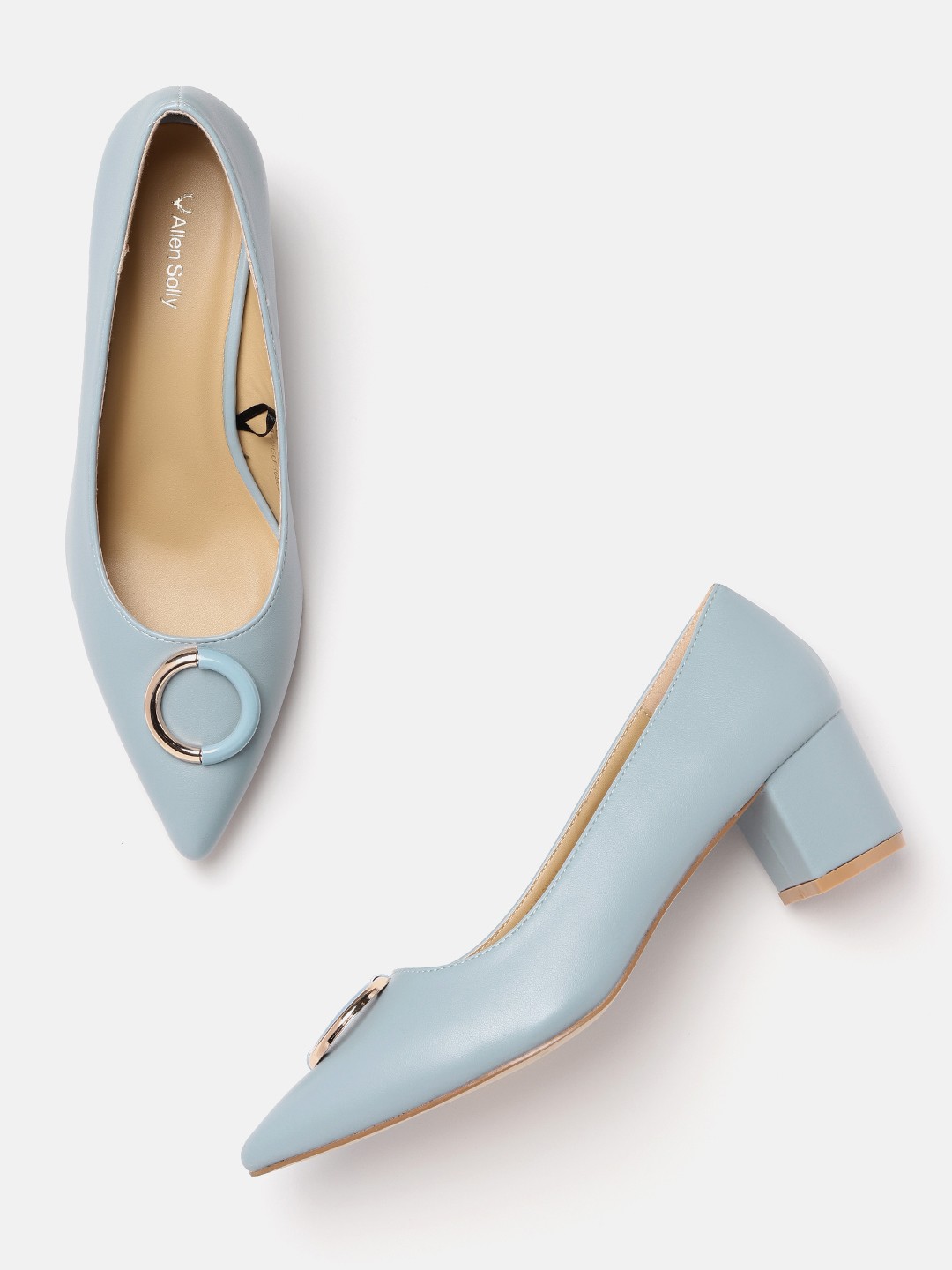 

Allen Solly Women Blue Solid Pumps