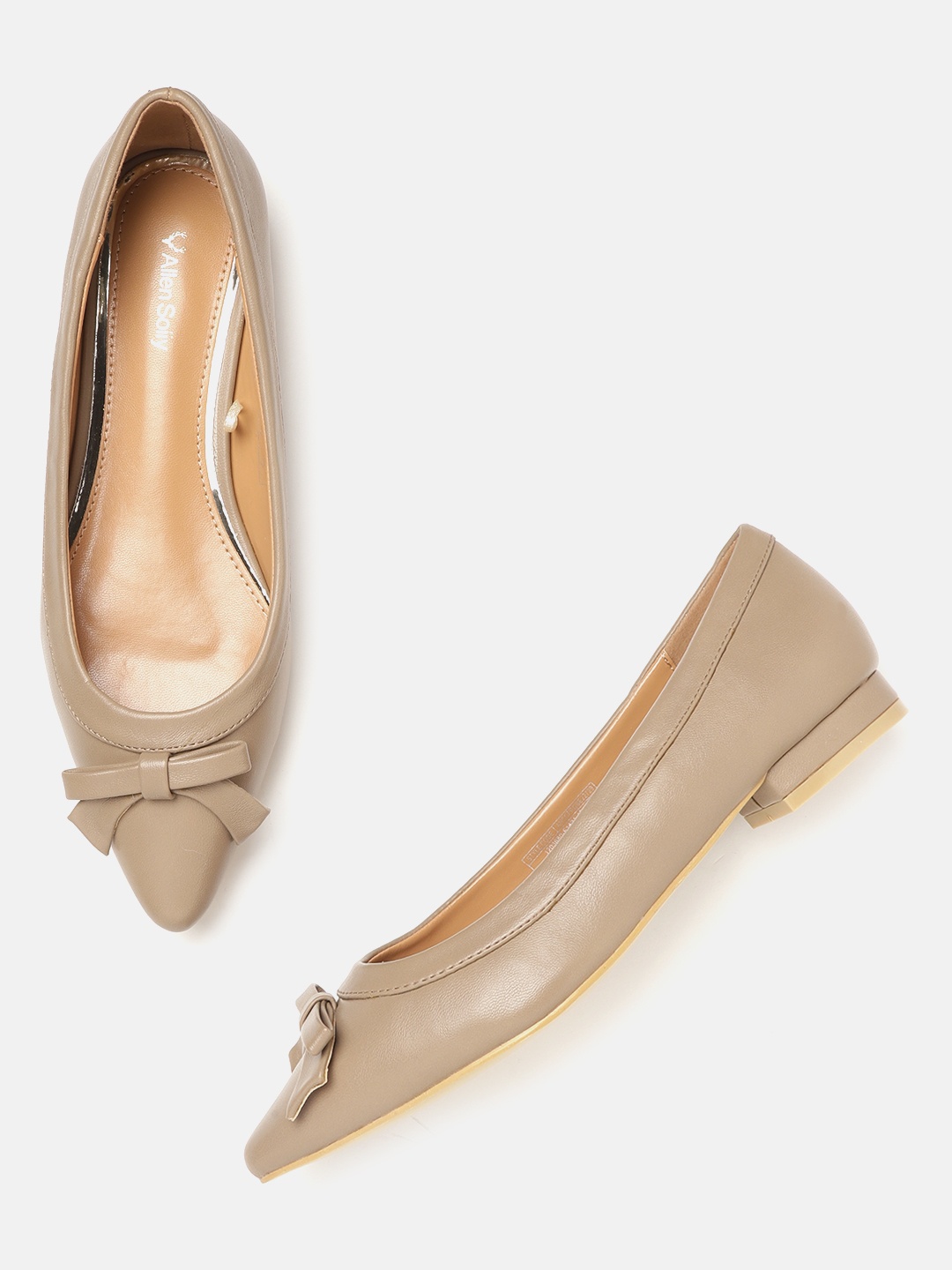 

Allen Solly Women Beige Solid Ballerinas
