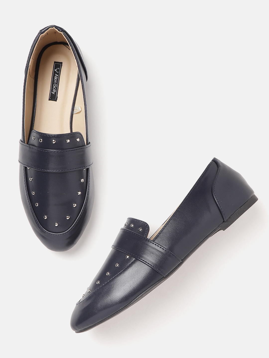 

Allen Solly Women Navy Blue Slip-On Sneakers