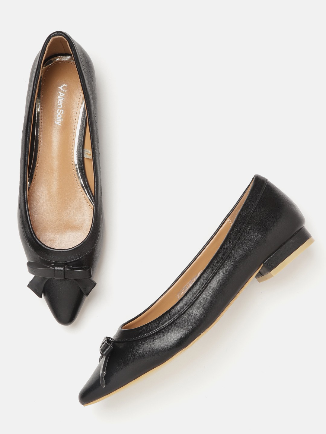 

Allen Solly Women Black Solid Ballerinas