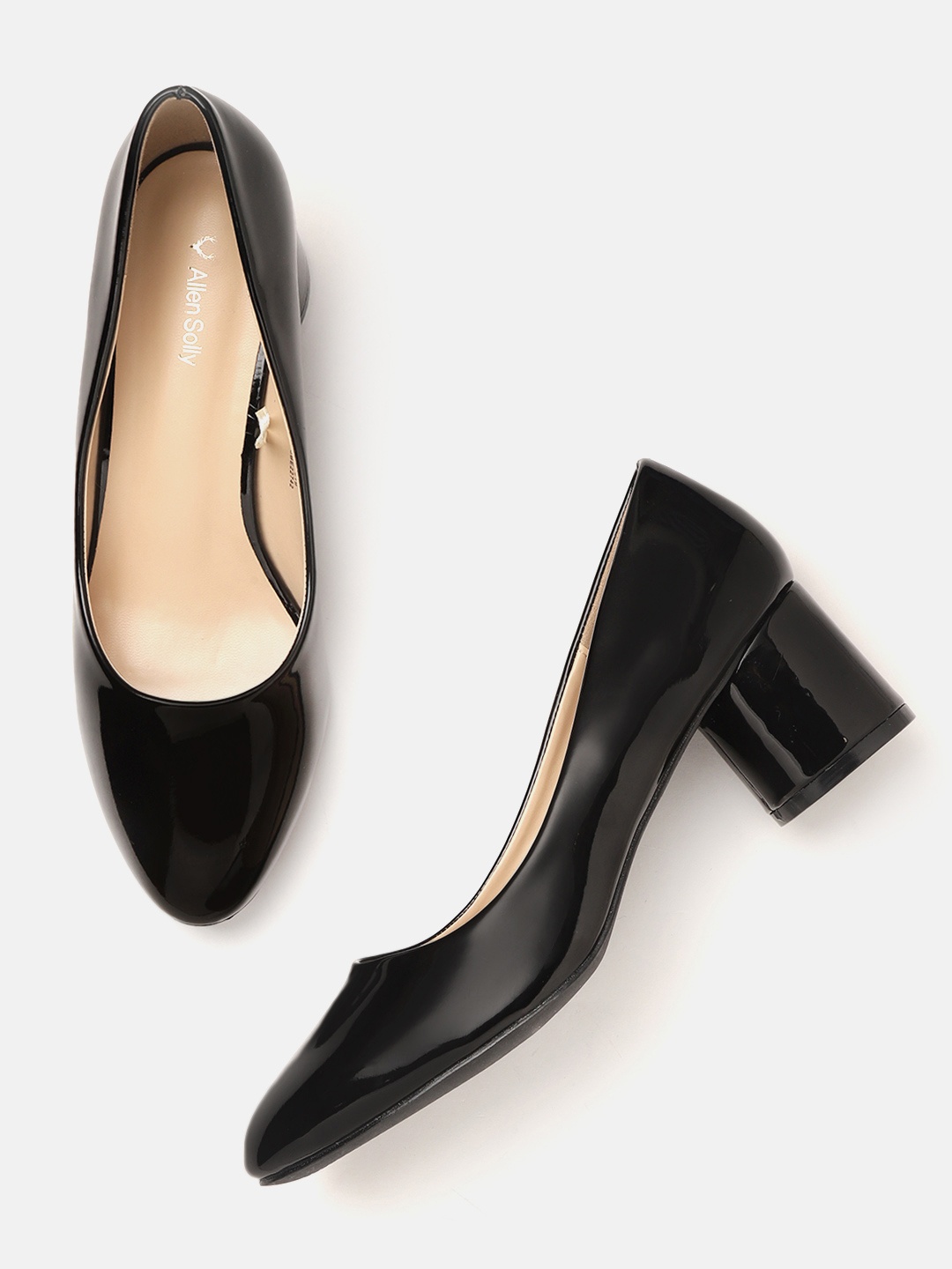 

Allen Solly Women Black Solid Pumps