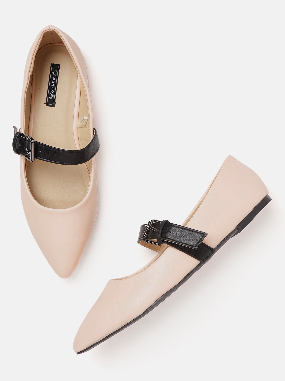 

Allen Solly Women Beige Solid Ballerinas