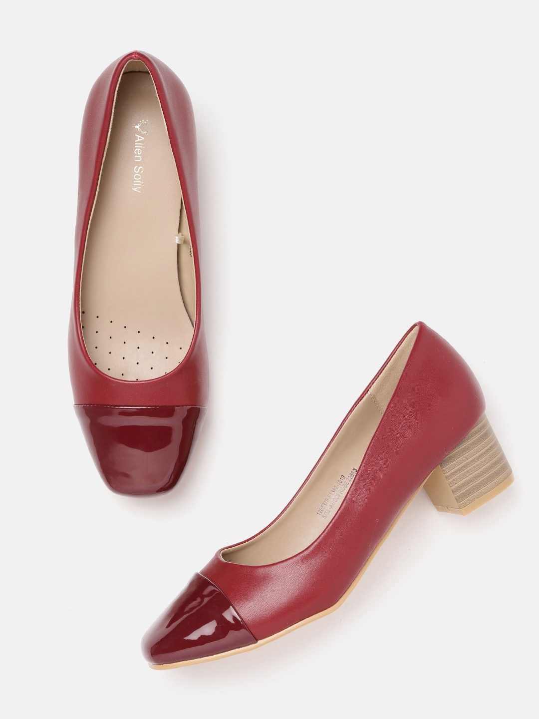 

Allen Solly Women Red Solid Pumps