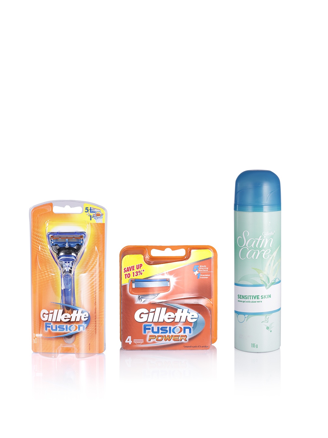 

Gillette Set of Shaving Essentials, Orange