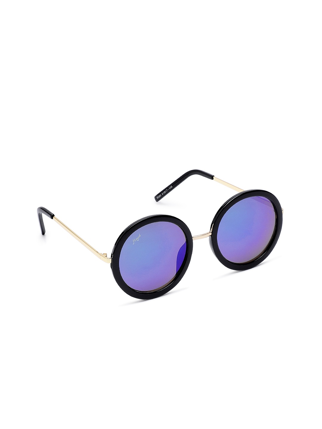 

Floyd Unisex Round Sunglasses Z5520_BLK_ICE, Blue