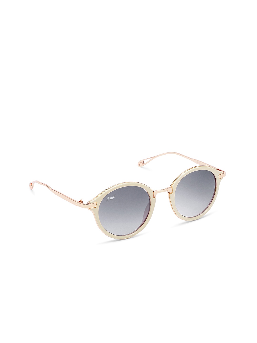 

Floyd Unisex Grey Round Sunglasses With UV Protected Lens Z2698_WHT