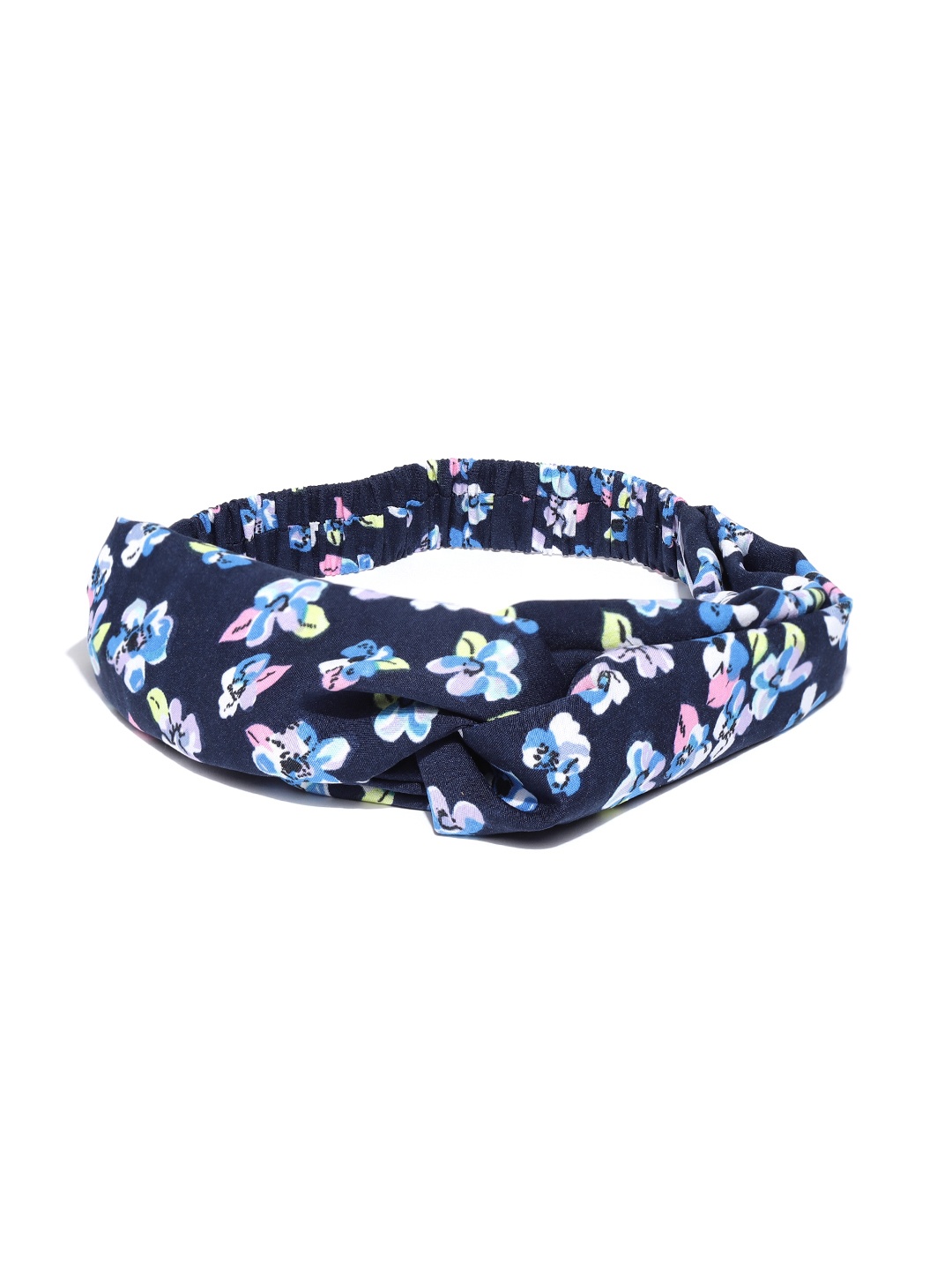 

Blueberry Women Blue & Pink Floral Printed Hairband