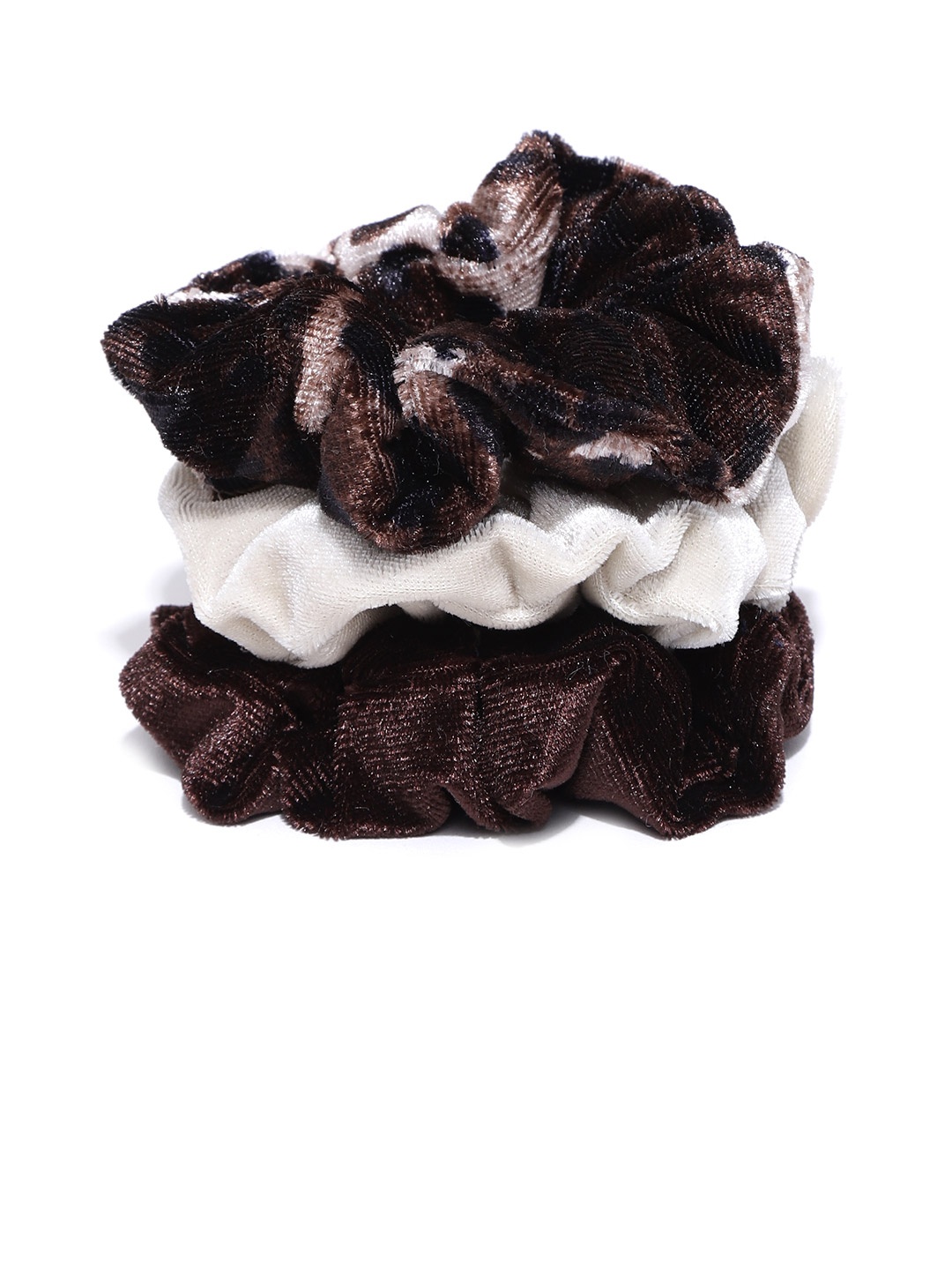 

Blueberry Women Set of 3 Scrunchies, Off white