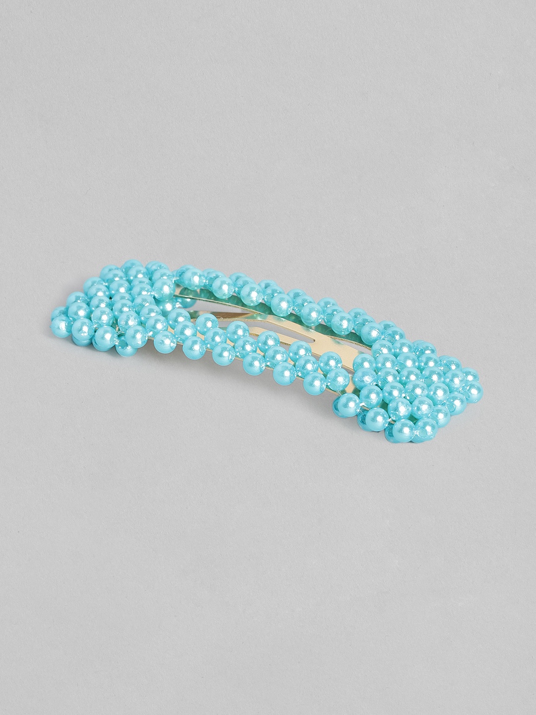 

Accessorize Women Blue Beaded Tic Tac Hair Clip