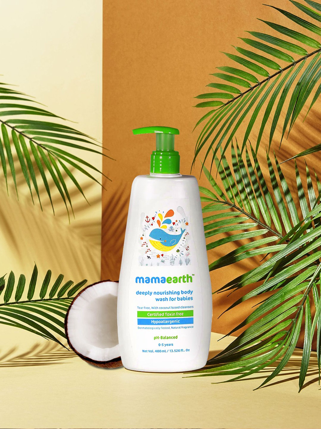 

Mamaearth Kids Deeply Nourishing Body Wash 400 ml, White