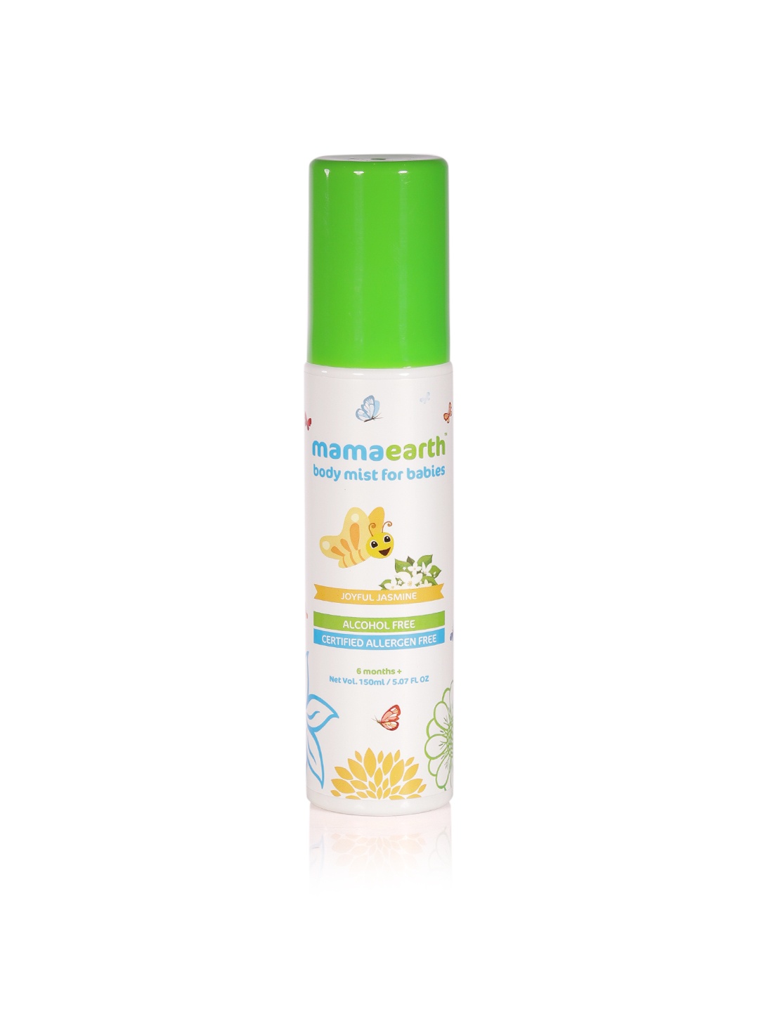 

Mamaearth Sustainable Kids Joyful Jasmine Body Mist 150ml, White