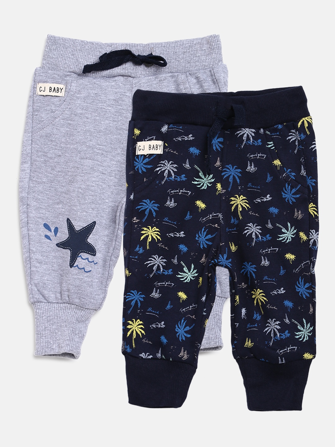 

Gini & Jony Boys Pack Of 2 Joggers, Navy blue