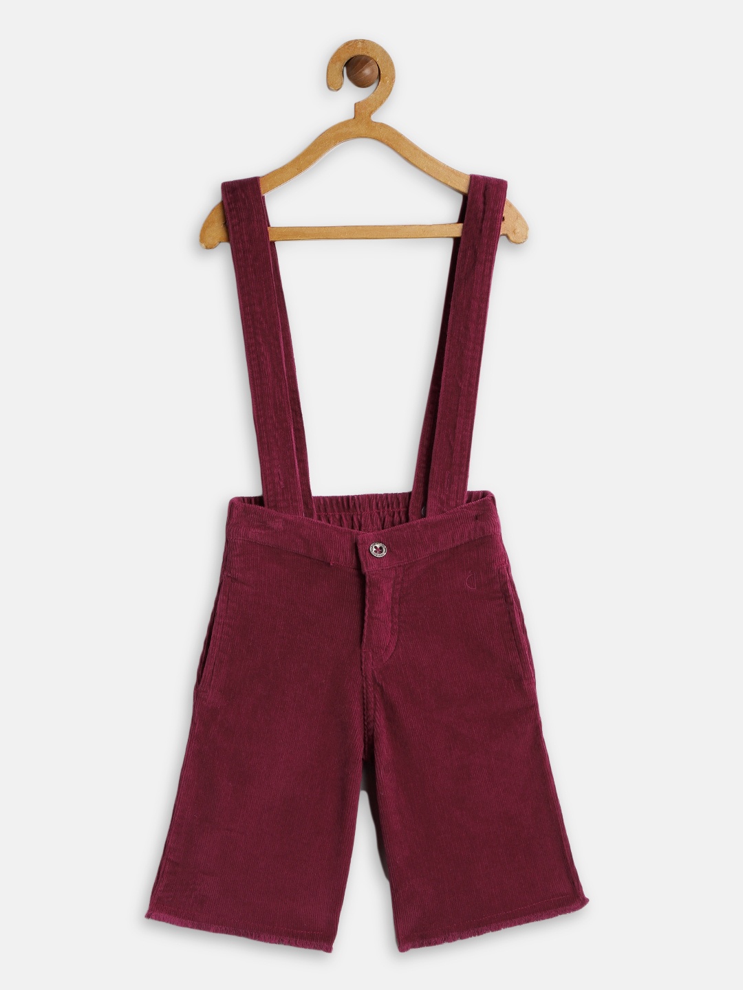 

Gini and Jony Girls Maroon Regular Fit Solid Culottes
