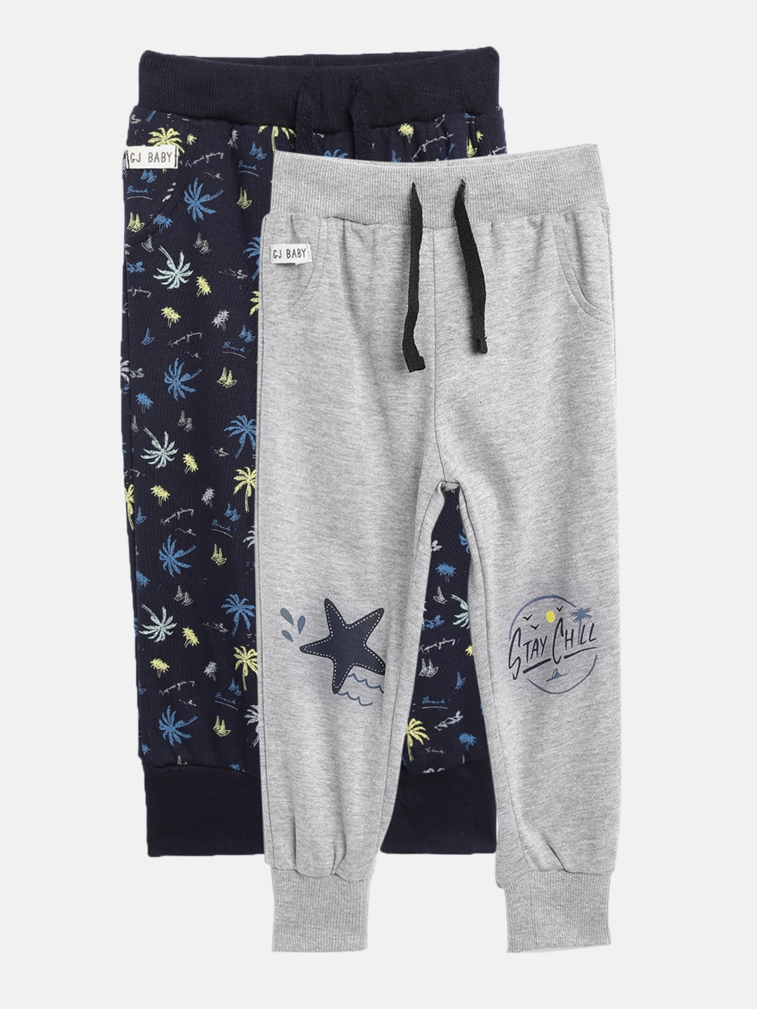 

Gini & Jony Boys Pack of 2 Joggers, Navy blue