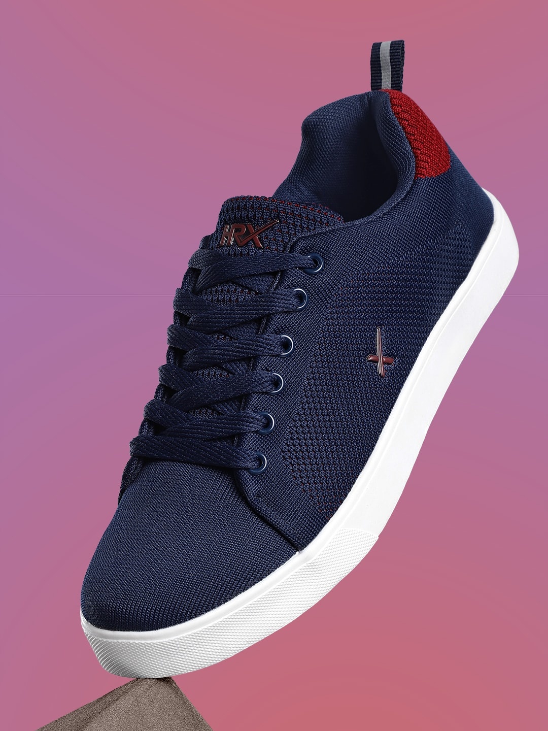 

HRX by Hrithik Roshan Men Navy Blue Fly Sneakers