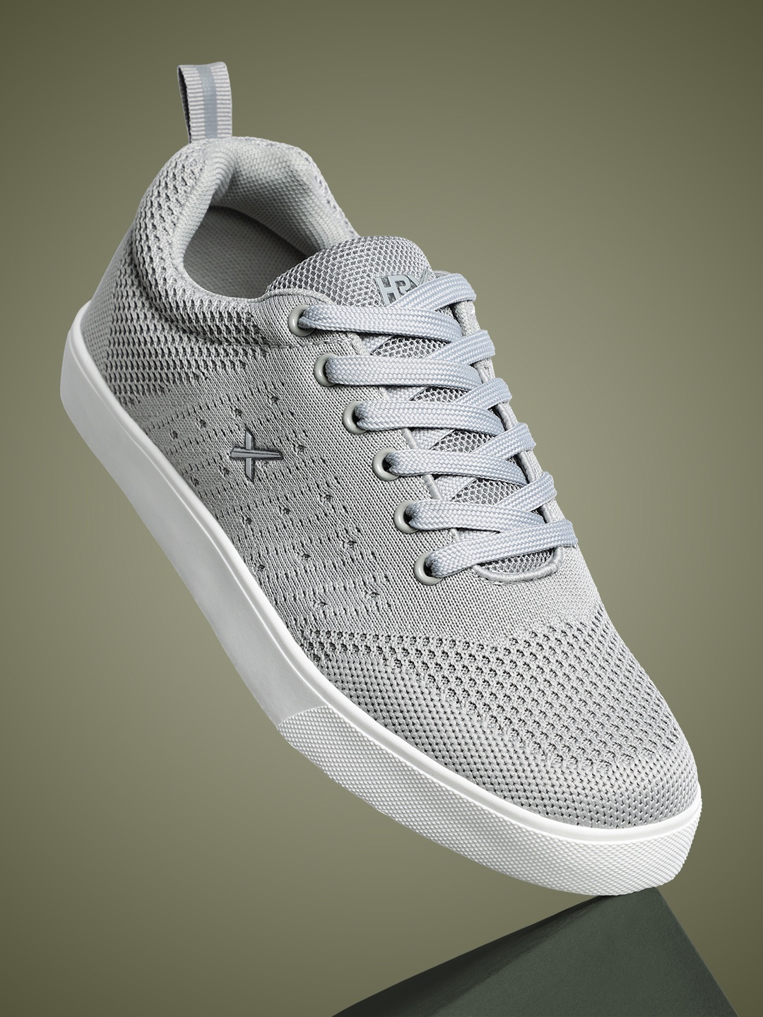 hrx grey slip on sneakers