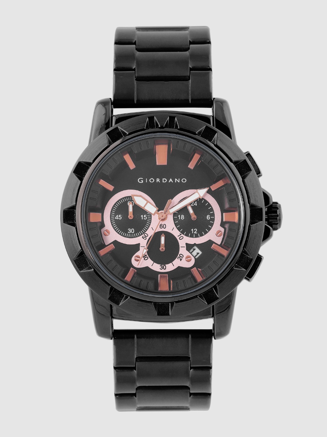 

GIORDANO Men Black Analogue Watch C1184-33