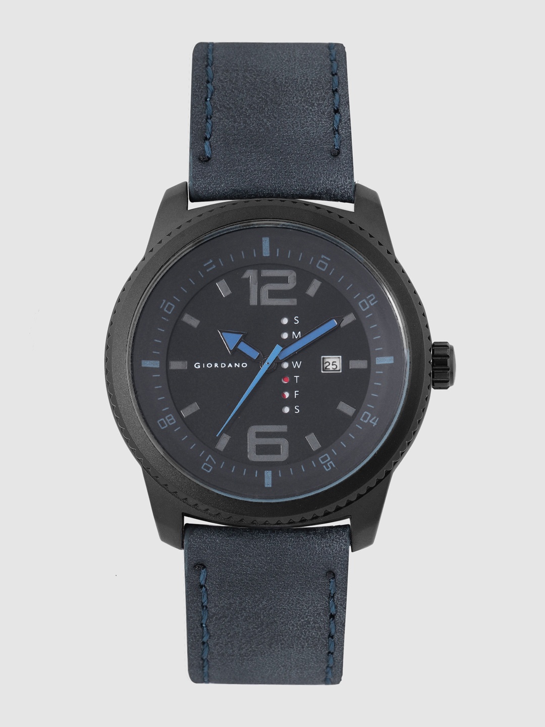 

GIORDANO Men Black Analogue Watch C1187-02