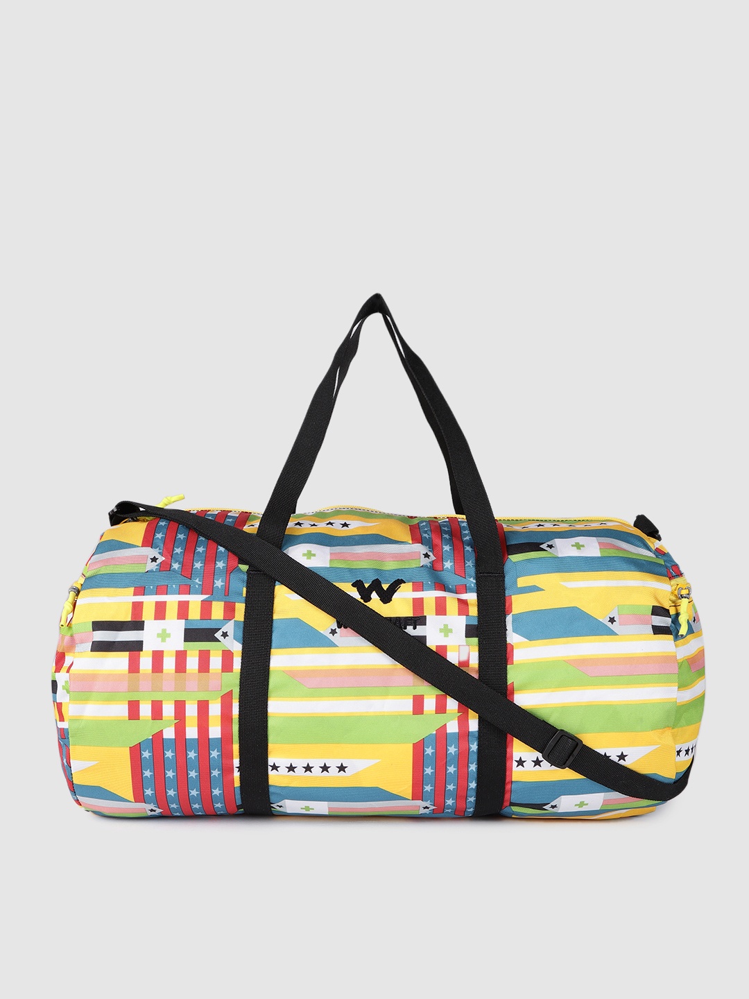 

Wildcraft Multicoloured Printed Duffel Bag, Multi