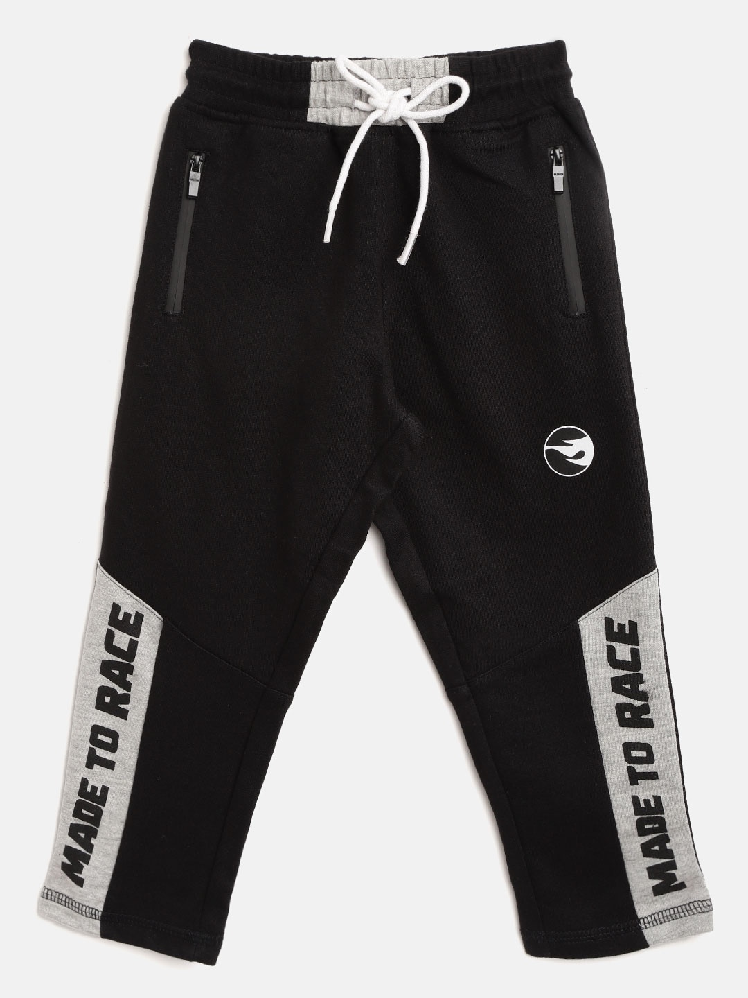 

toothless Boys Black Printed Detail Track Pants