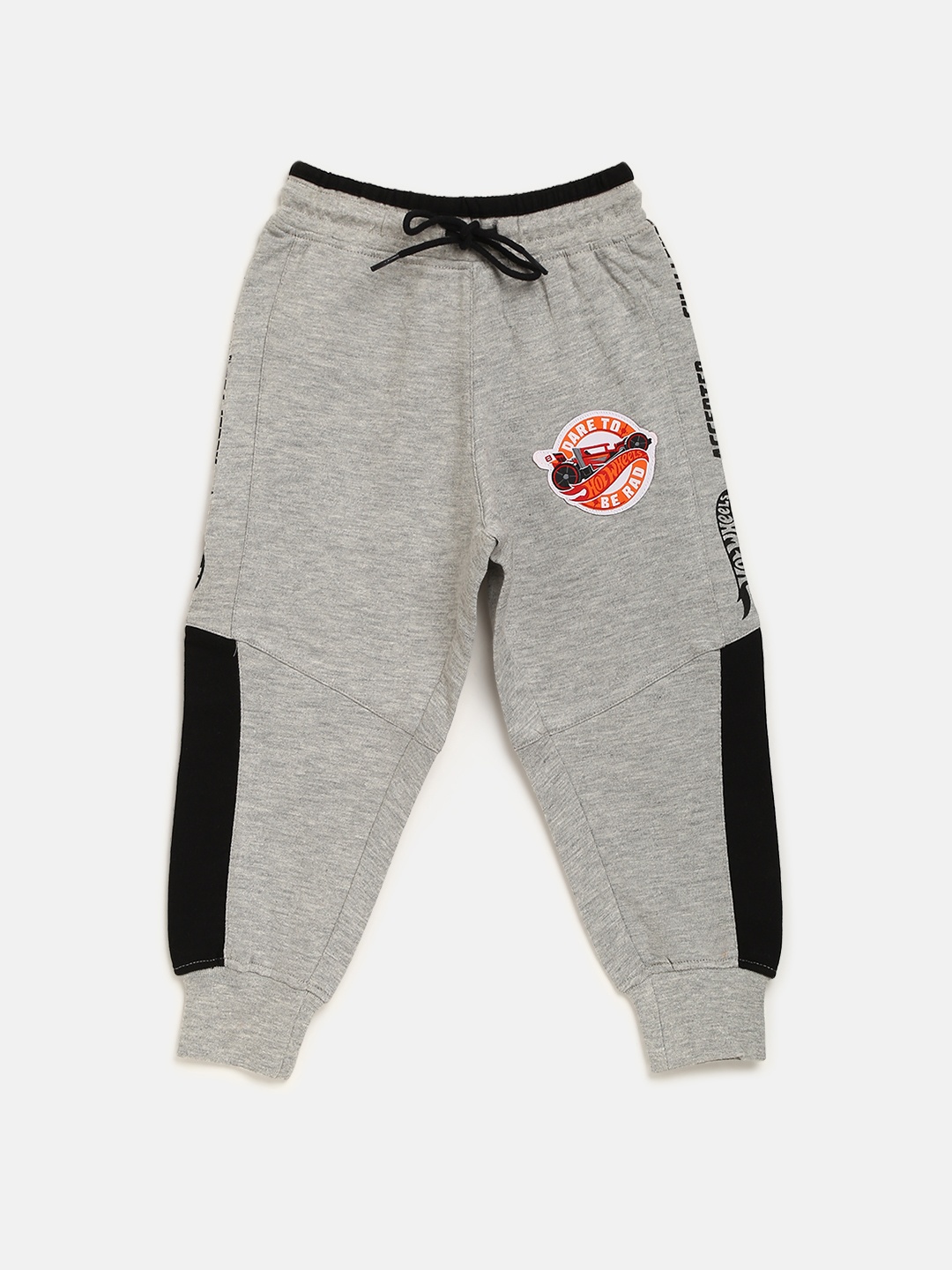 

toothless Boys Grey Melange Solid Joggers