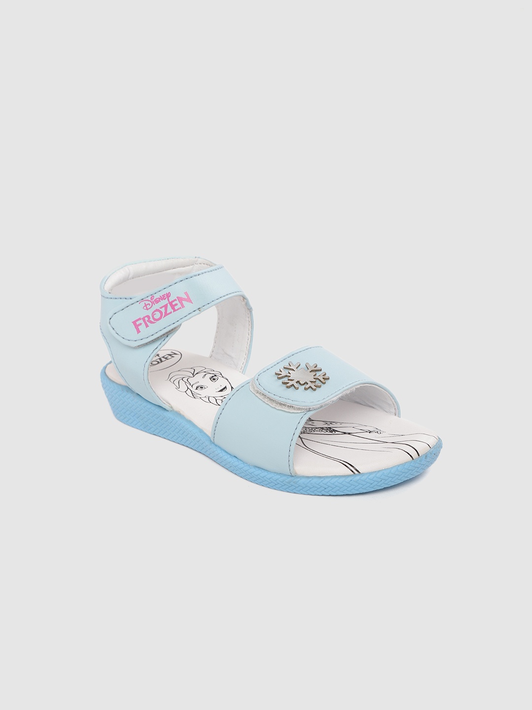 

toothless Girls Blue Solid Open Toe Flats