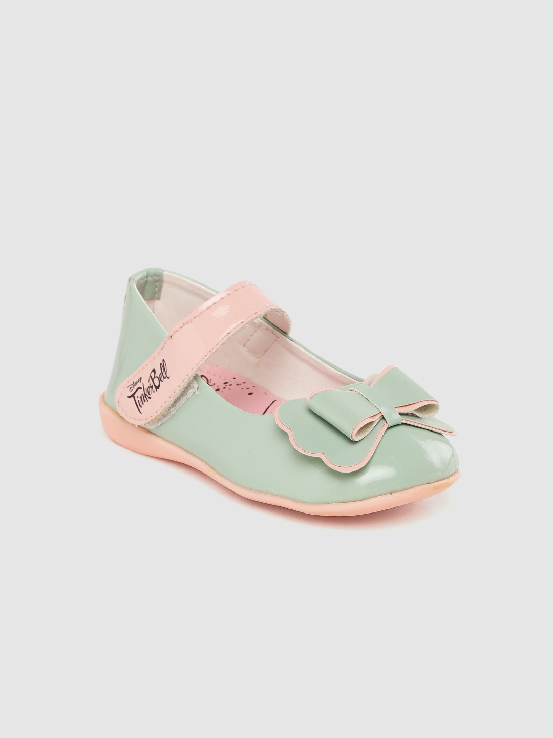 

toothless Girls Disney Princess Green & Pink Solid Mary Janes