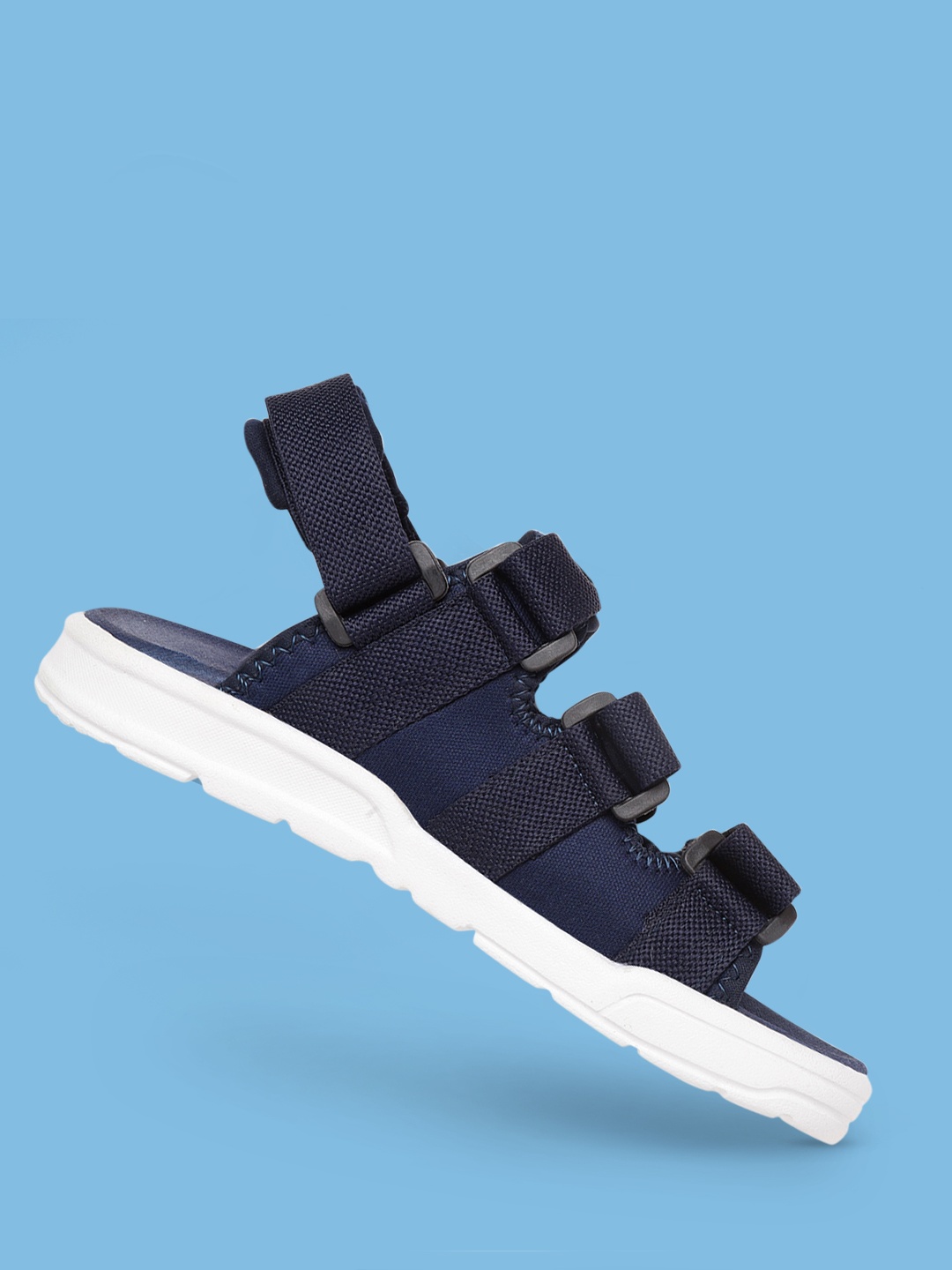 

HRX by Hrithik Roshan Men Navy Blue Hook & Loop Athleisure Sandal