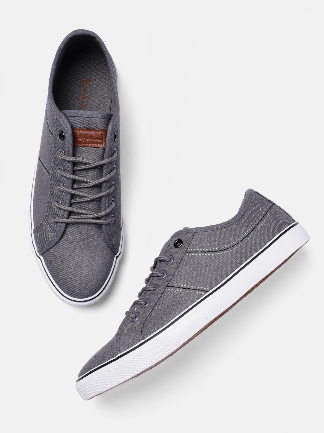 

Mast & Harbour Men Grey Sneakers