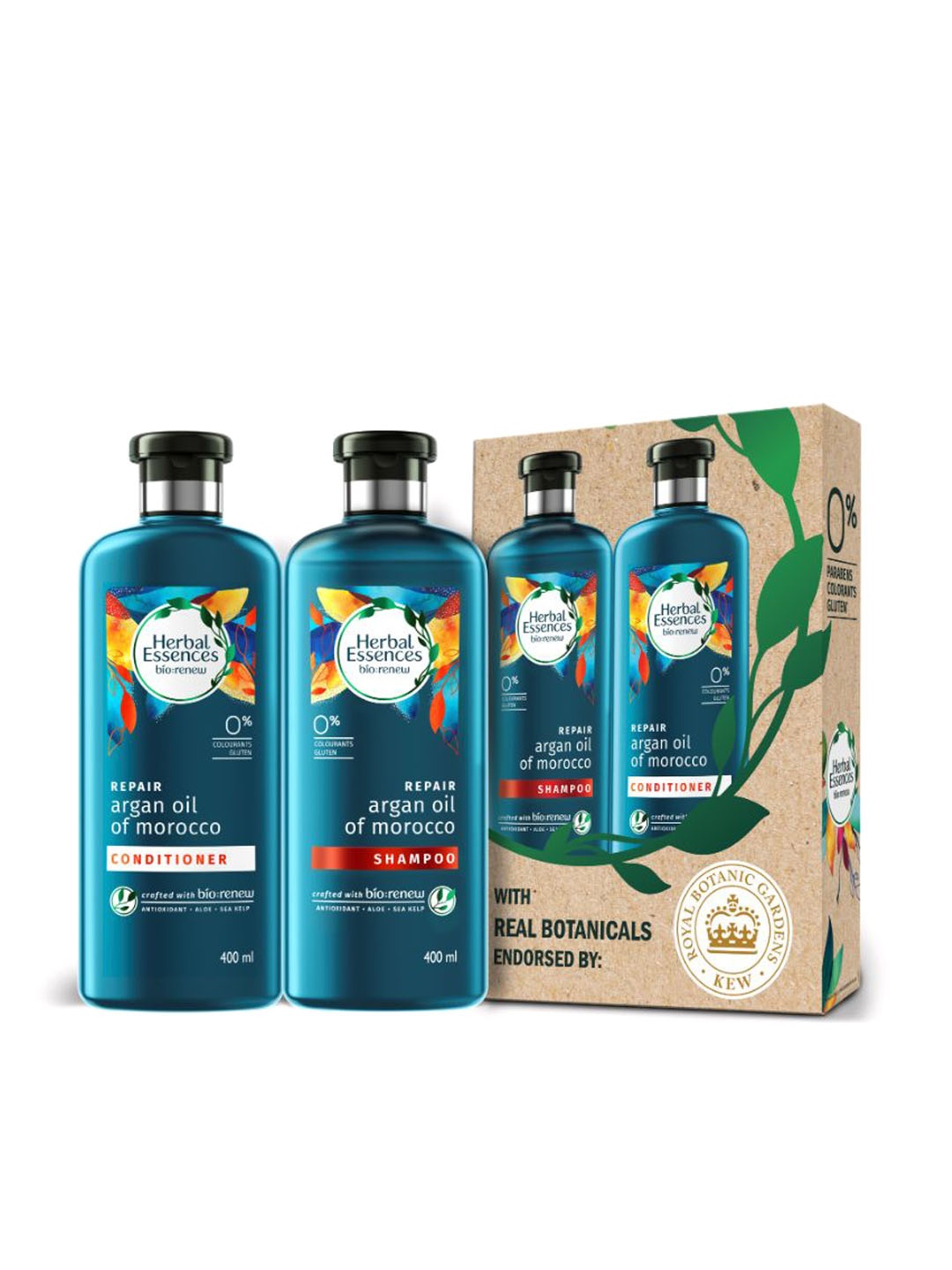 

Herbal Essences Set of Bio: Renew Argan Oil Shampoo & Conditioner, White