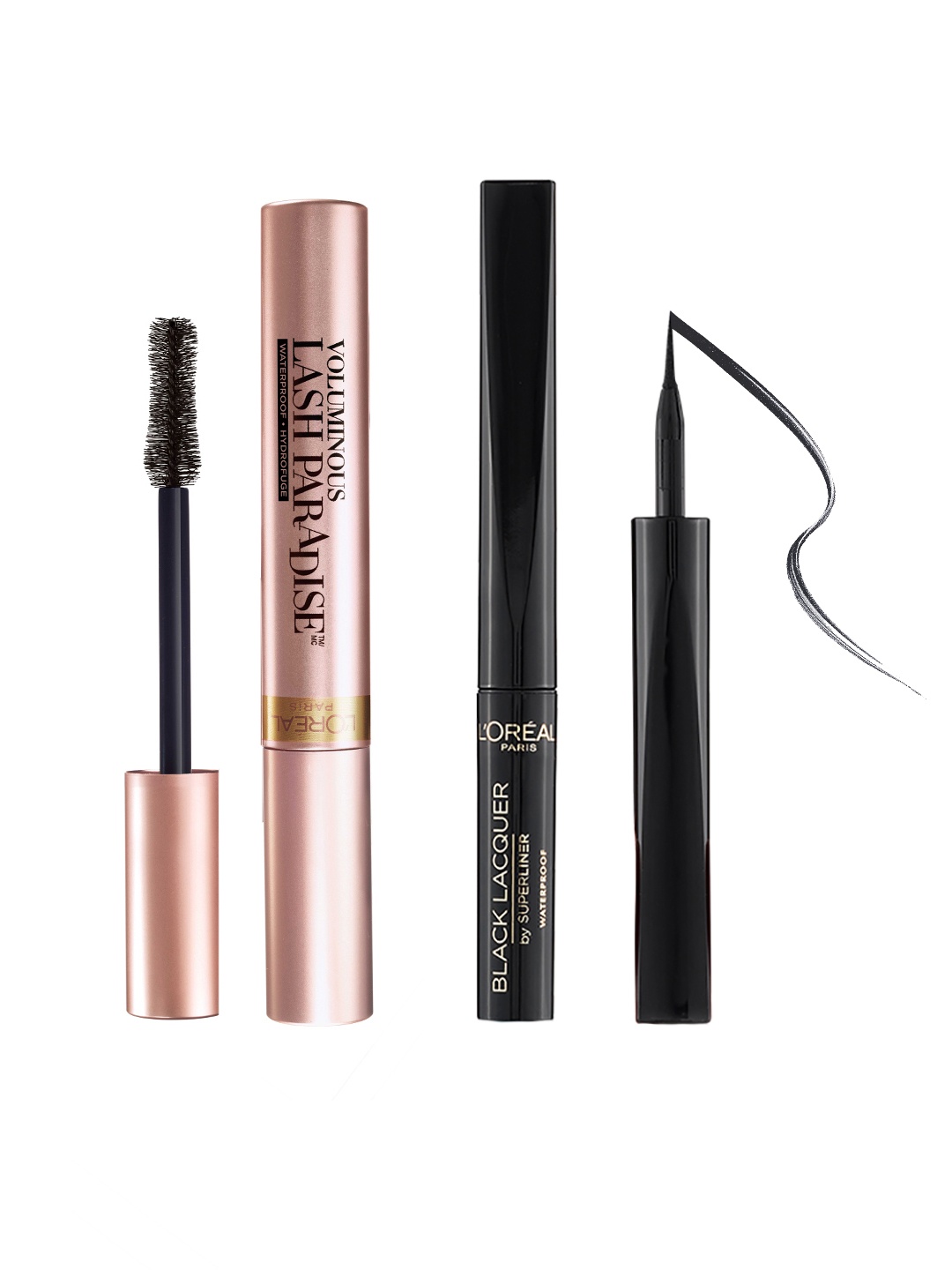 

LOreal Set of Lash Paradise Mascara & Black Lacquer Eye Liner