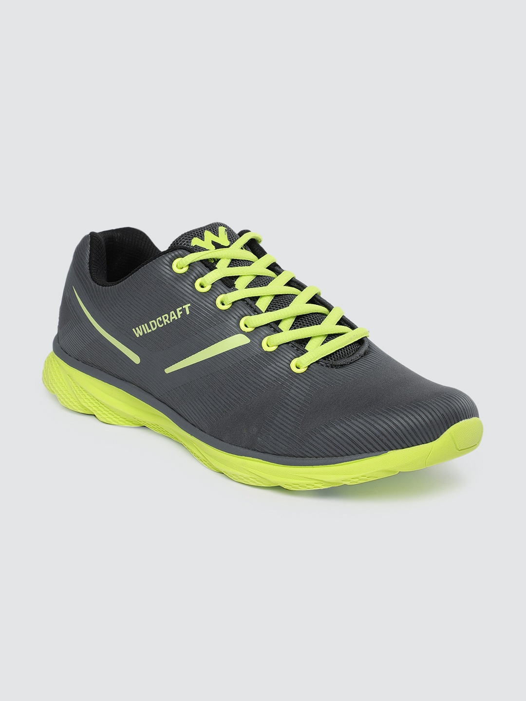 

Wildcraft Men Grey & Green Lampon 2.0 Trekking Shoes