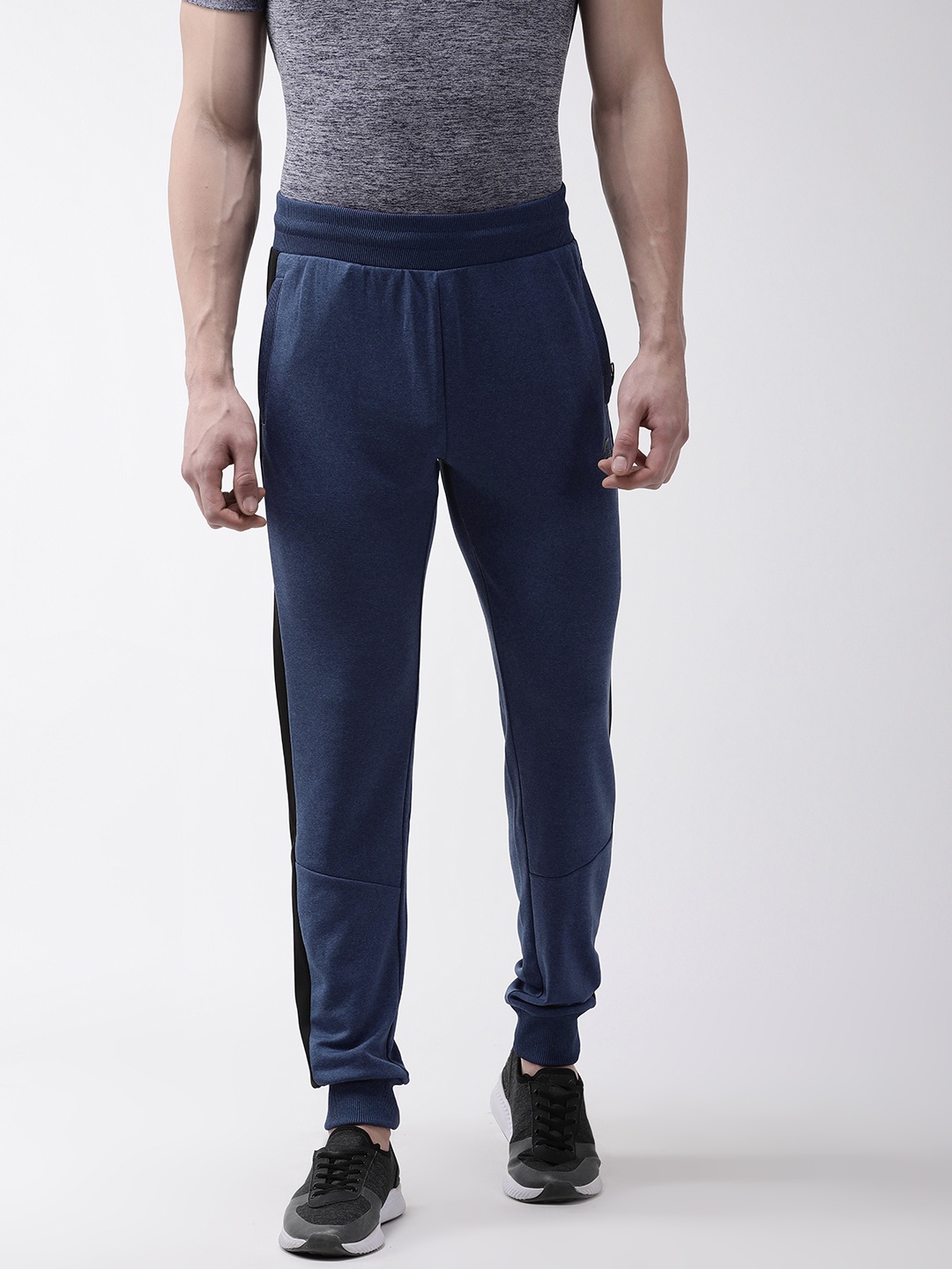 

Alcis Men Navy Blue Slim Fit Solid Training Joggers