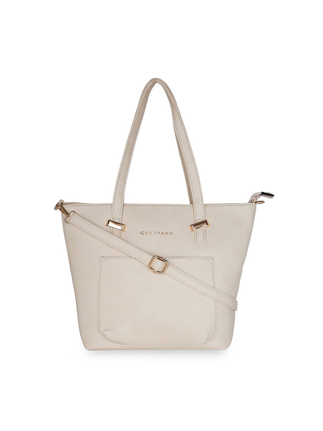 

GIORDANO Beige Solid Handheld Bag