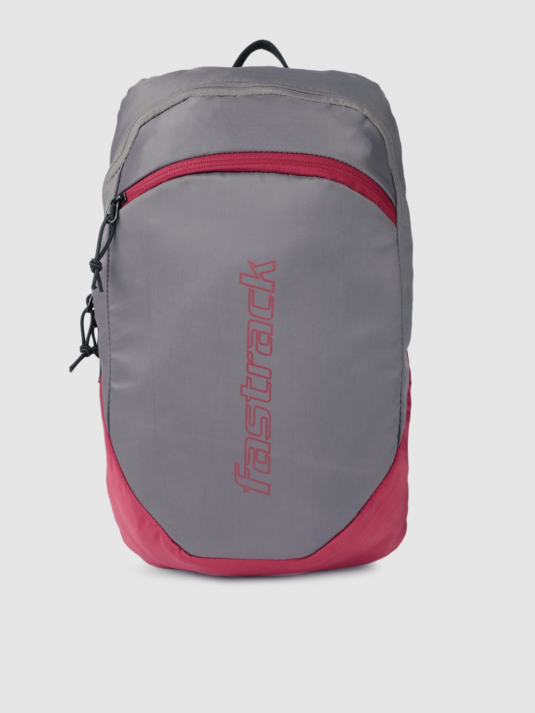 

Fastrack Unisex Grey & Red Colourblocked Backpack