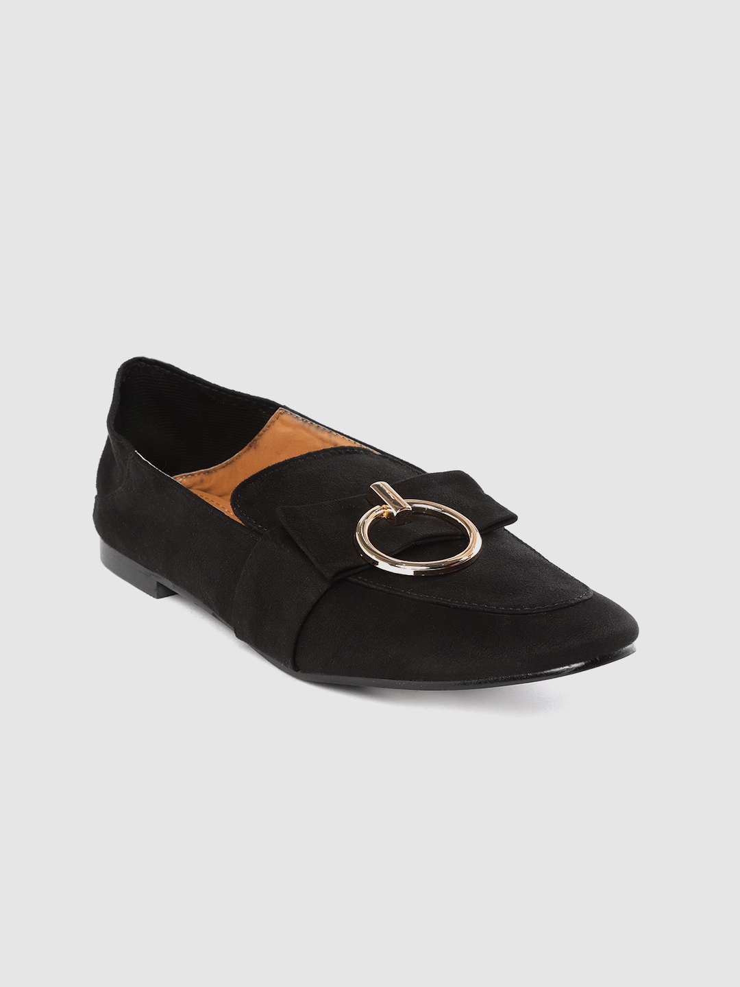 

Lavie Women Black Solid Loafers