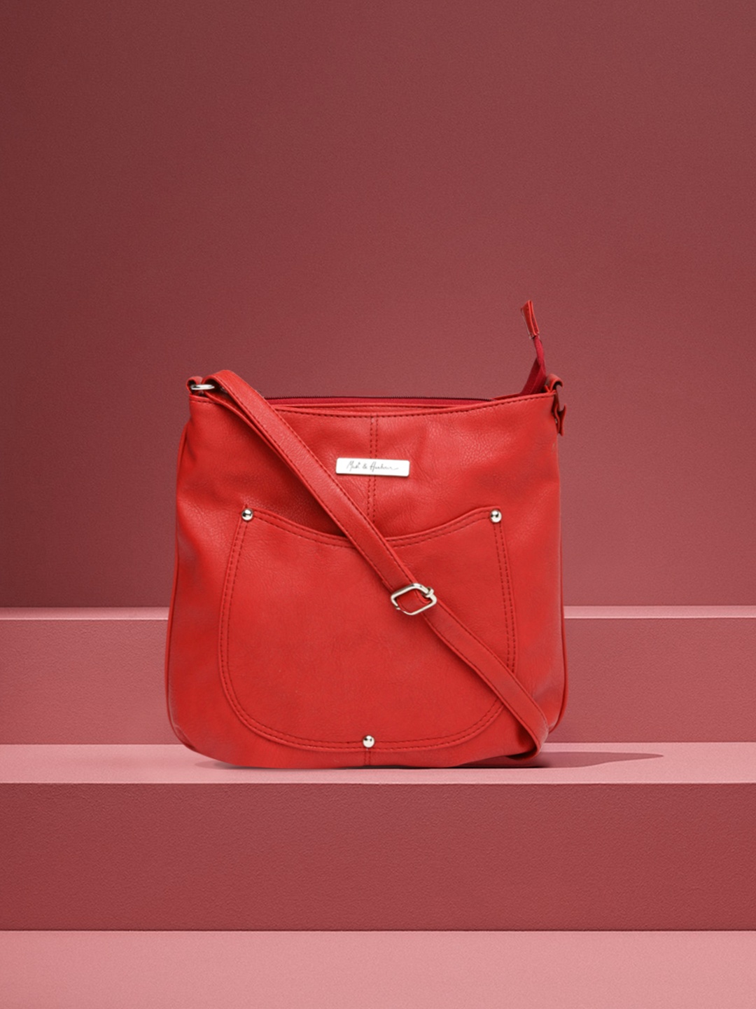 

Mast & Harbour Maroon Sling Bag