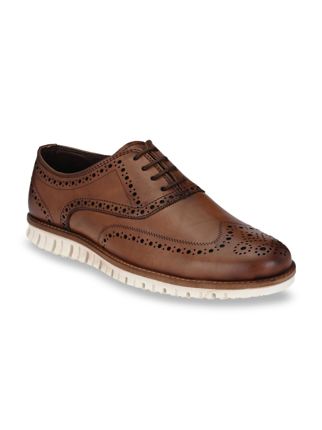 

El Paso Men Brown Lightweight Brogues