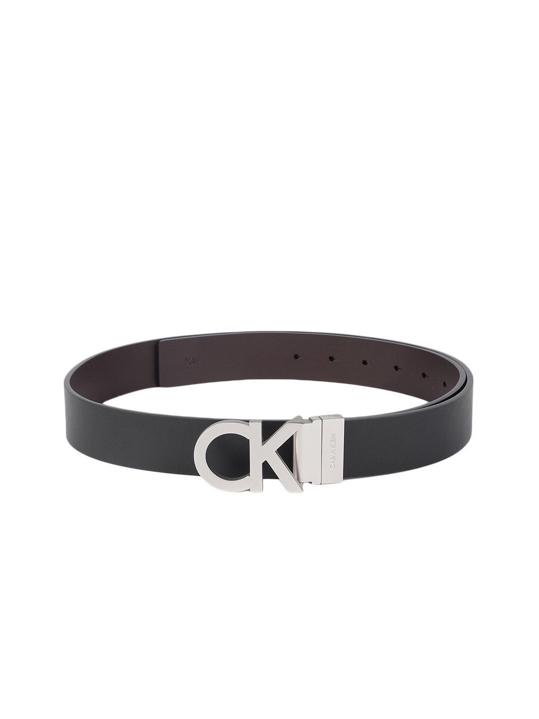 

Calvin Klein Men Black & Brown Reversible Leather Belt