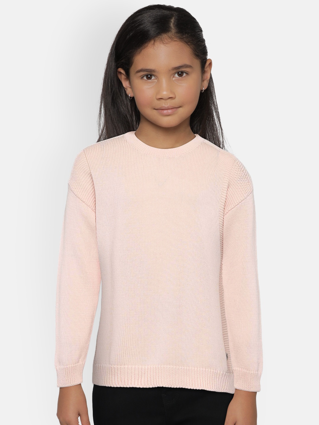 

Pepe Jeans Girls Rose Solid Pullover Sweater
