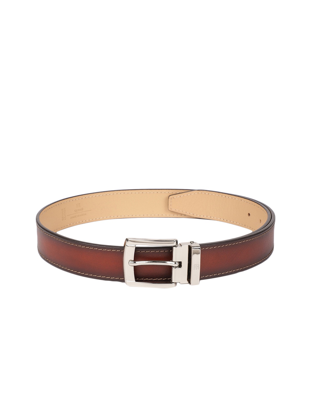 

Raymond Men Brown Solid Leather Belt