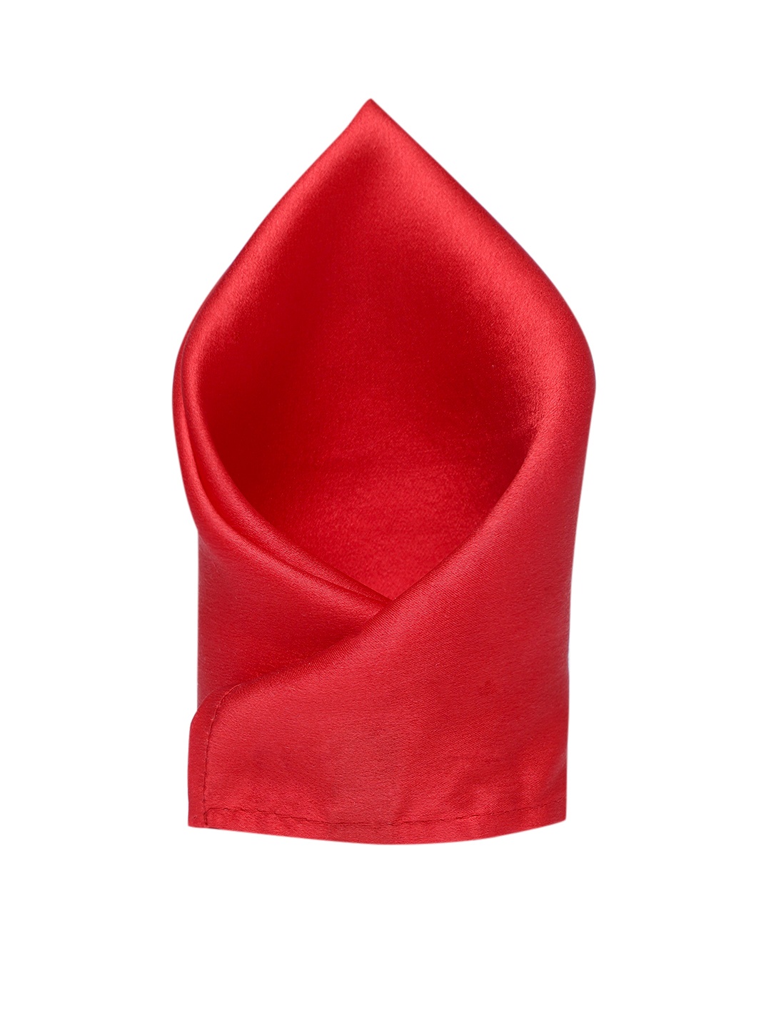 

Park Avenue Men Red Solid Pocket Square